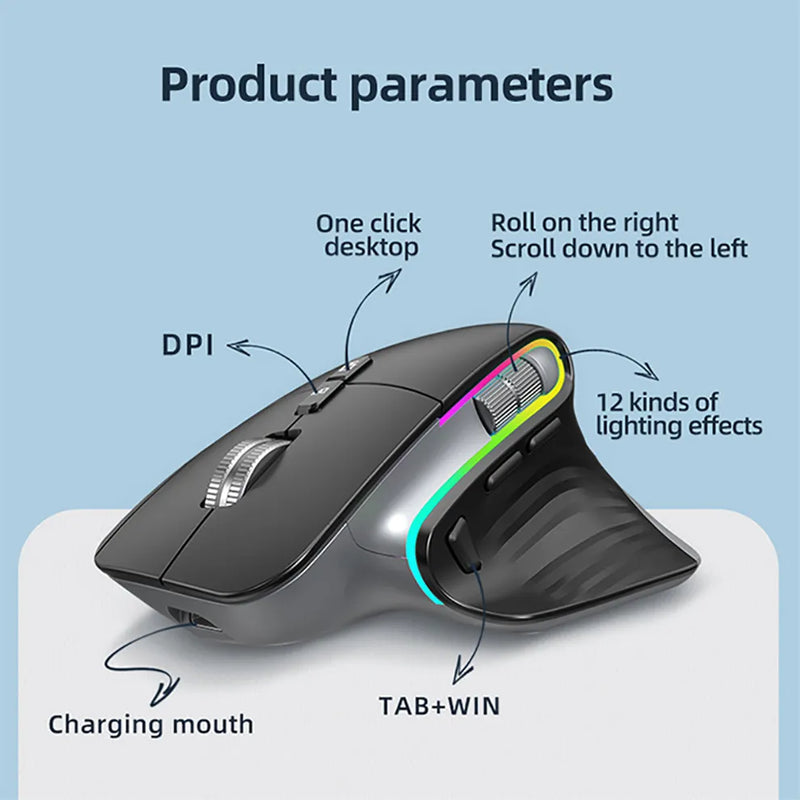 Bluetooth +2.4G Wireless  Gaming Mouse